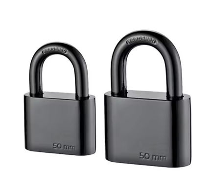 높은 보안 철 안전 잠금 같은 키로 40mm 전극화 검은색