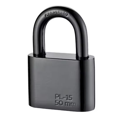 높은 보안 철 안전 잠금 같은 키로 40mm 전극화 검은색