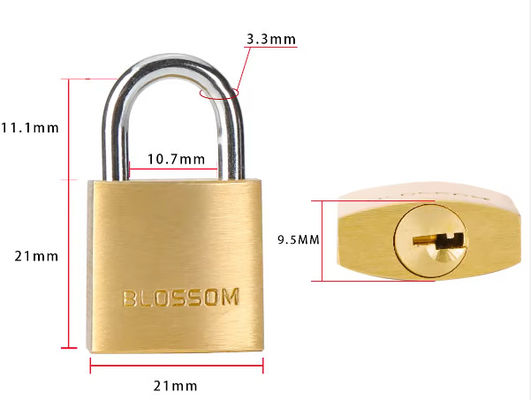 견고한 키 작은 32mm 청동 밸록 직사각형 단단한 강철